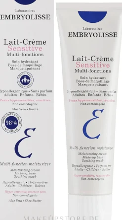 Milchcreme für empfindliche Haut