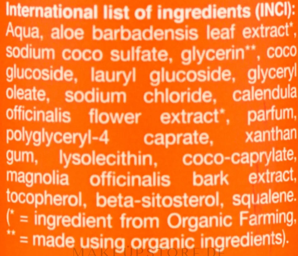 Mildes pflegendes Shampoo für Kinder mit Ringelblumenextrakt