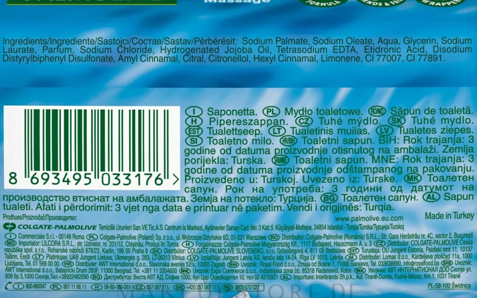 Mineral Massage Seife mit Salz aus dem Toten Meer