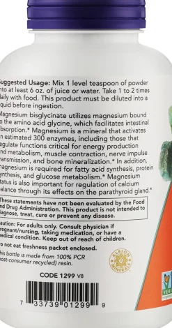 Mineralien Magnesiumbisglycinat, 250 mg, Pulver