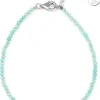 Mineralisches Armband mit Amazonit-Perlen