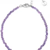 Mineralisches Armband mit Amethyst