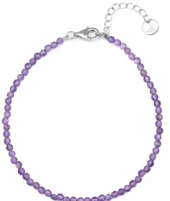 Mineralisches Armband mit Amethyst