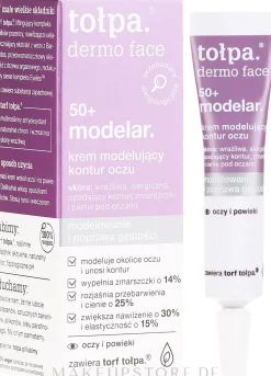 Modellierende Augencreme gegen Falten und dunkle Ringe 50+