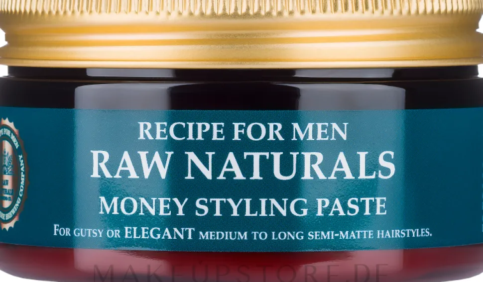 Modellierende Haarstyling Paste für Männer
