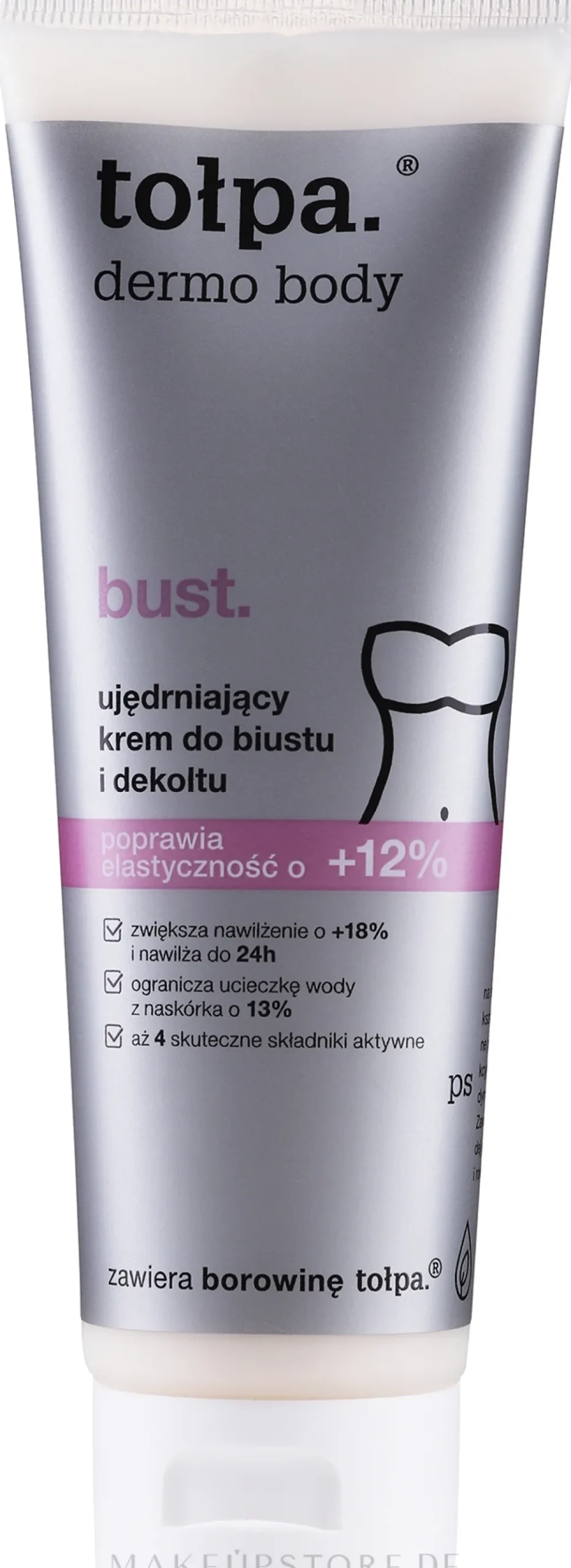 Modellierende und straffende Brust- und Dekolletécreme