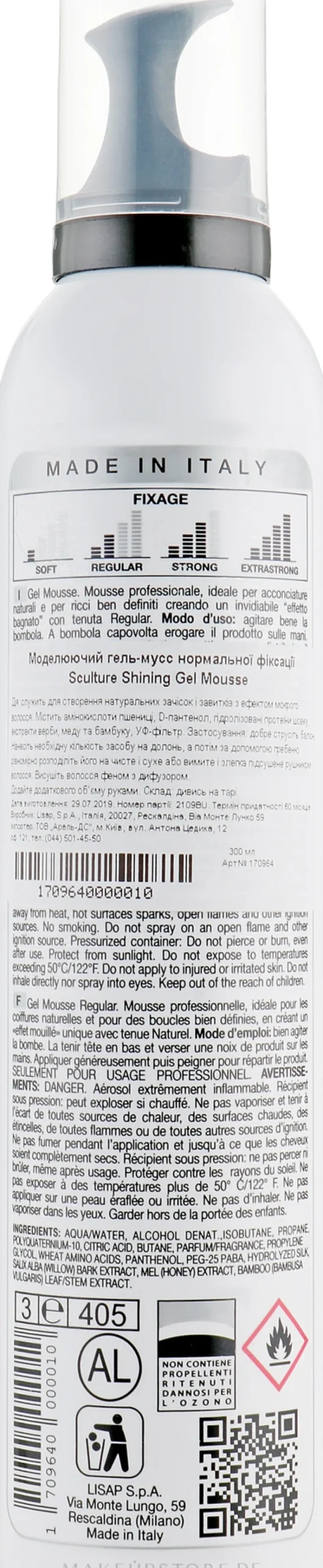 Modellierendes Gel-Mousse mit normalem Halt