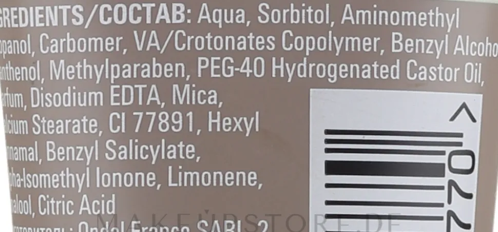 Modellierendes Haargel mit UV-Schutz