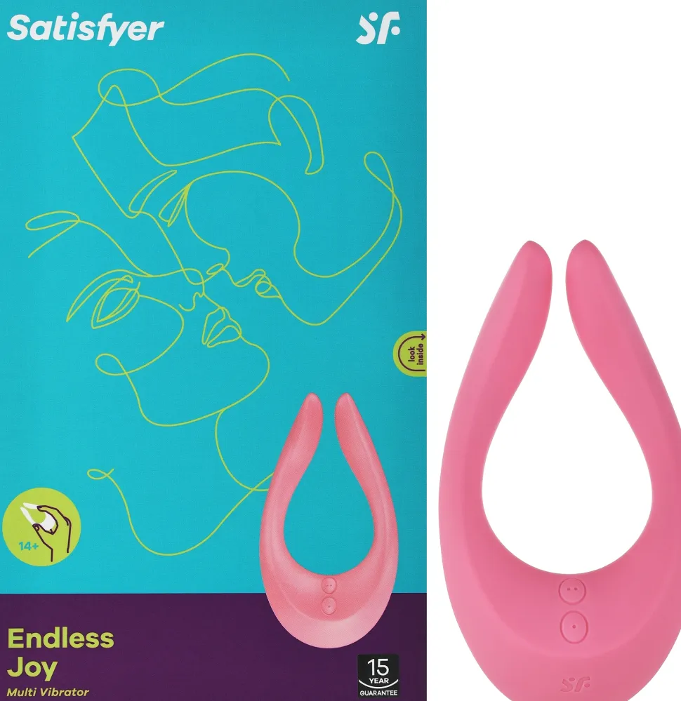 Multifunktionaler Vibrator für Frauen, Männer und Paare rosa