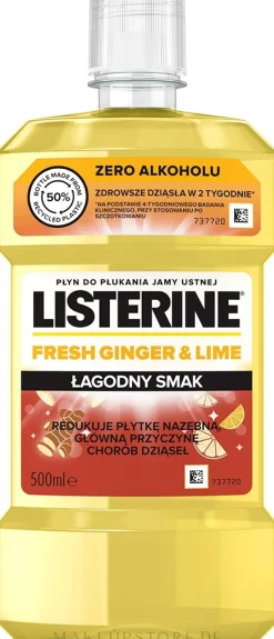 Mundspülung mit Ingwer und Limette