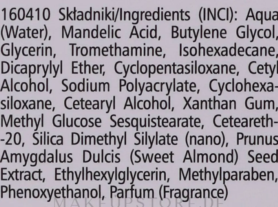 Nachtcreme-Peeling mit 10% Mandelsäure
