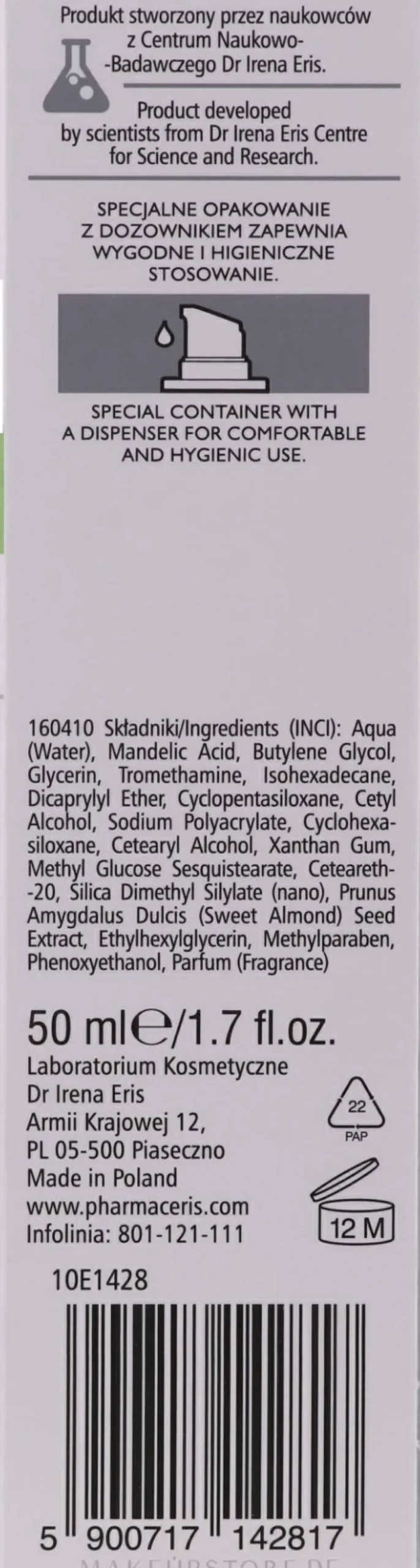 Nachtcreme-Peeling mit 10% Mandelsäure