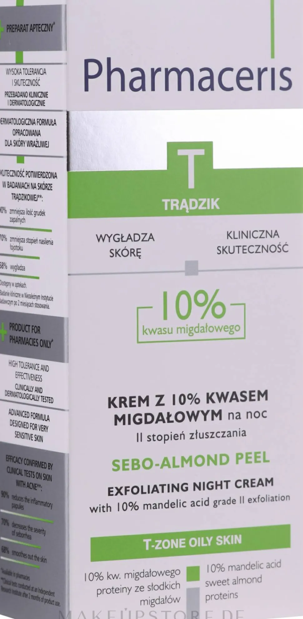 Nachtcreme-Peeling mit 10% Mandelsäure