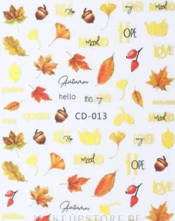Nagelsticker Herbst