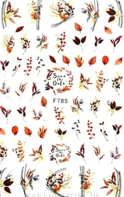Nagelsticker Herbst
