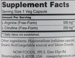 Nahrungsergänzungsmittel Aminosäuren Arginin und Citrullin
