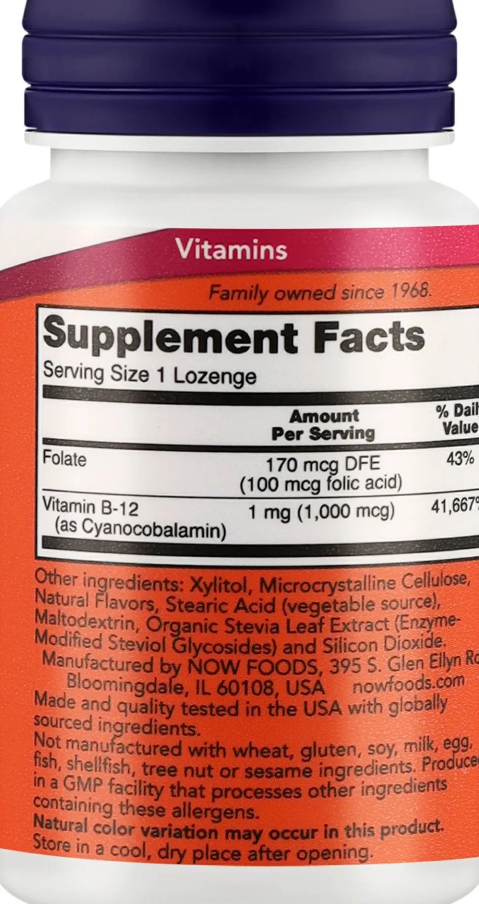 Nahrungsergänzungsmittel B12 1000 mg