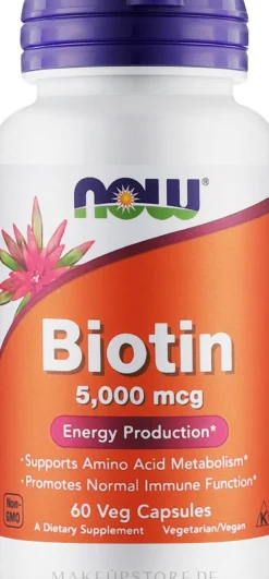 Nahrungsergänzungsmittel Biotin 5000 mcg