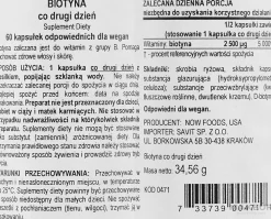 Nahrungsergänzungsmittel Biotin 5000 mcg