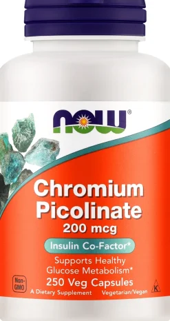 Nahrungsergänzungsmittel Chrom Picolinat 200 µg für normalen Nährstoffwechsel und Blutzuckerspiegel