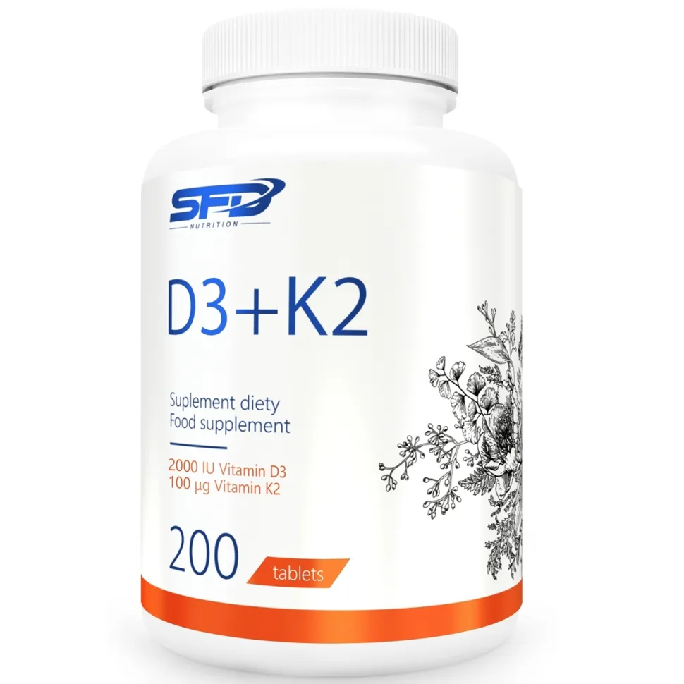Nahrungsergänzungsmittel D3 + K2