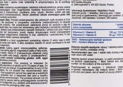 Nahrungsergänzungsmittel D3 + K2