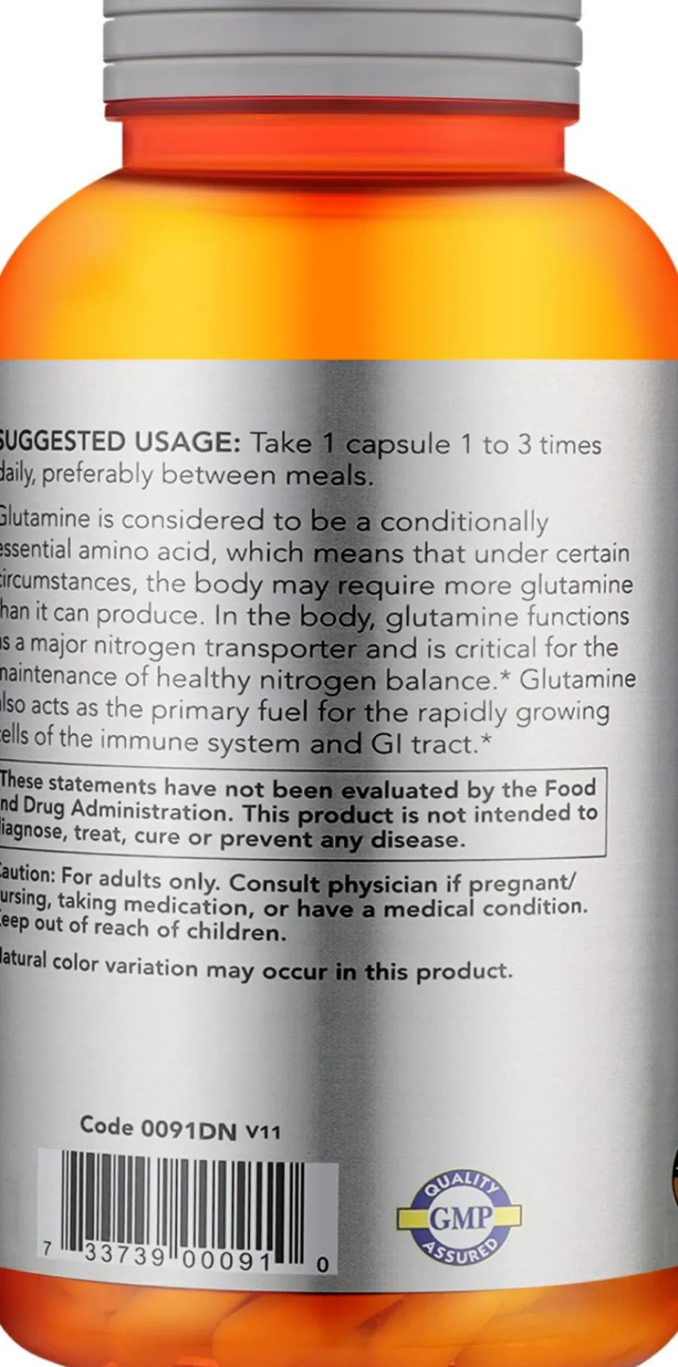 Nahrungsergänzungsmittel Glutamin 1000 mg