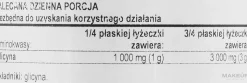 Nahrungsergänzungsmittel Glycin-Aminosäurepulver