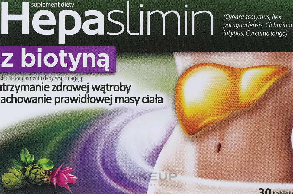 Nahrungsergänzungsmittel Hepaslimin mit Biotin