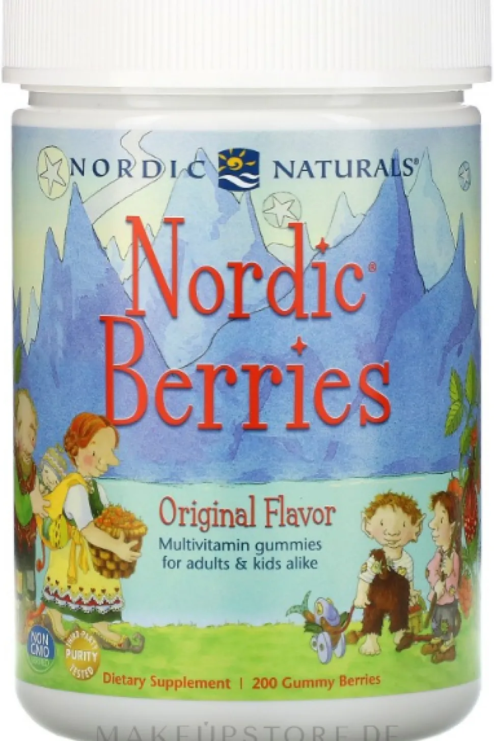 Nahrungsergänzungsmittel in Kautabletten „Nordbeeren. Multivitamine“