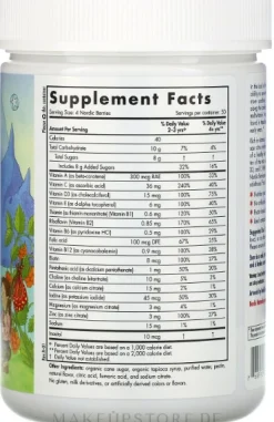 Nahrungsergänzungsmittel in Kautabletten „Nordbeeren. Multivitamine“
