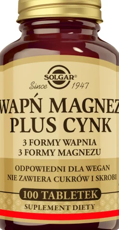 Nahrungsergänzungsmittel Kalzium, Magnesium + Zink