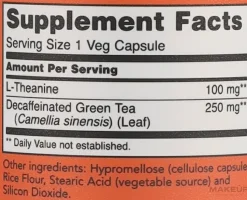 Nahrungsergänzungsmittel L-Theanin 100 mg