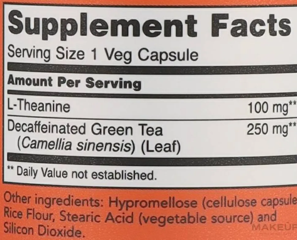 Nahrungsergänzungsmittel L-Theanin 100 mg