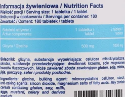 Nahrungsergänzungsmittel mit Glycin