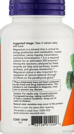 Nahrungsergänzungsmittel Magnesiumcitrat für gesundes Nervensystem 200 mg