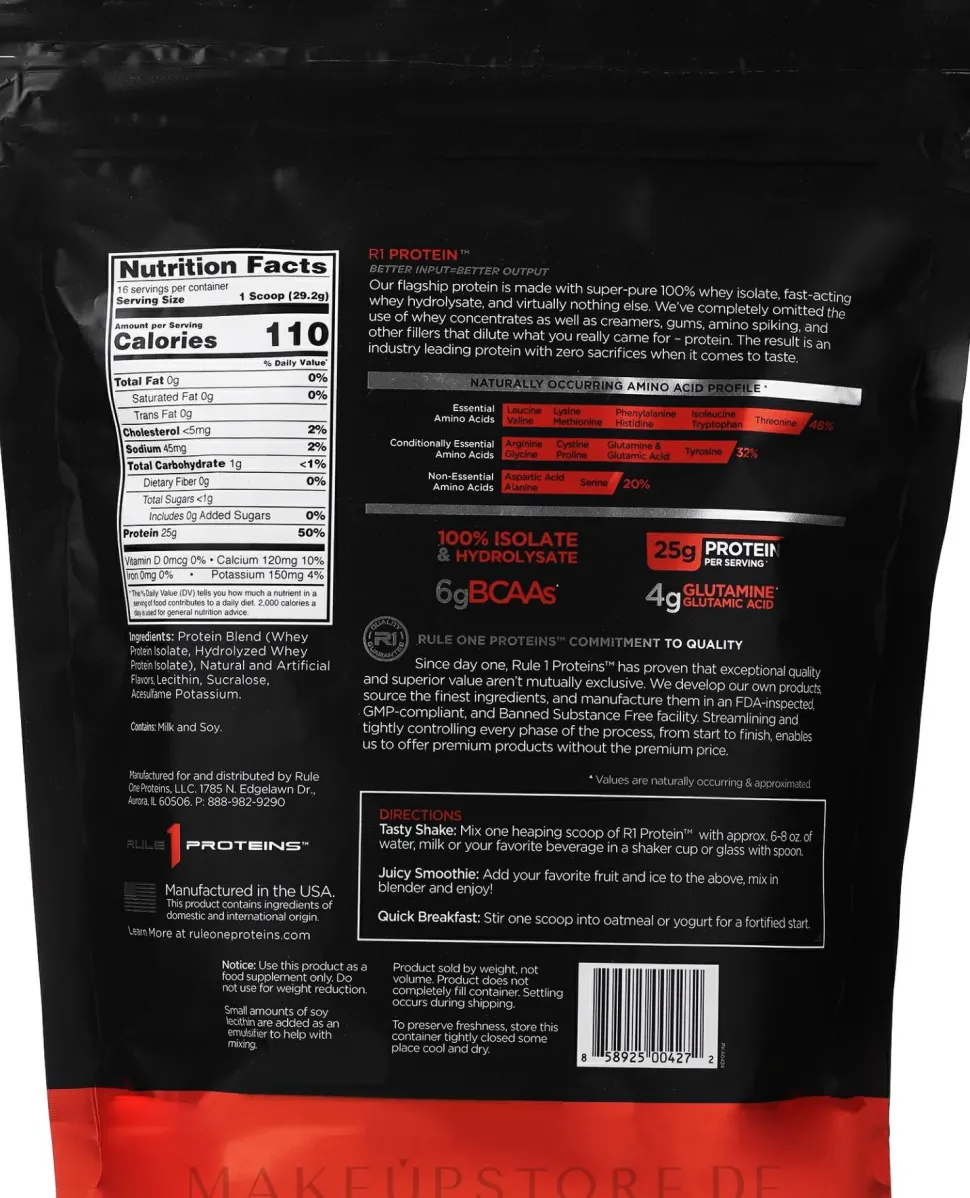 Nahrungsergänzungsmittel Natürliches aromatisiertes Protein