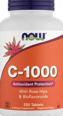 Nahrungsergänzungsmittel Vitamin C 1000 mg mit Hagebutte
