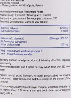 Nahrungsergänzungsmittel Vitamin C
