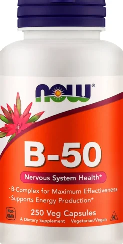Nahrungsergänzungsmittel Vitamine B-50 in Kapseln