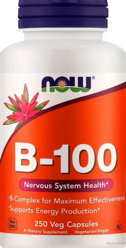 Nahrungsergänzungsmittel Vitamin B-100 Komplex für gesundes Nervensytem