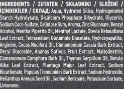 Natürliche und aufhellende Zahnpasta mit Kokosgeschmack für empfindliche Zähne