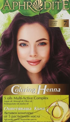 Natürliches Haarfärbemittel