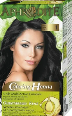 Natürliches Haarfärbemittel