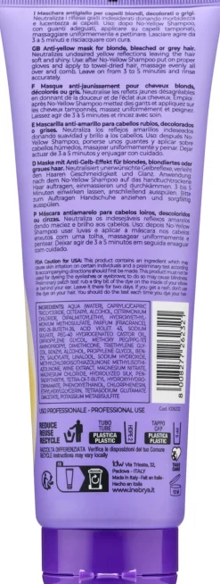 Neutralisierende Maske für blondes Haar
