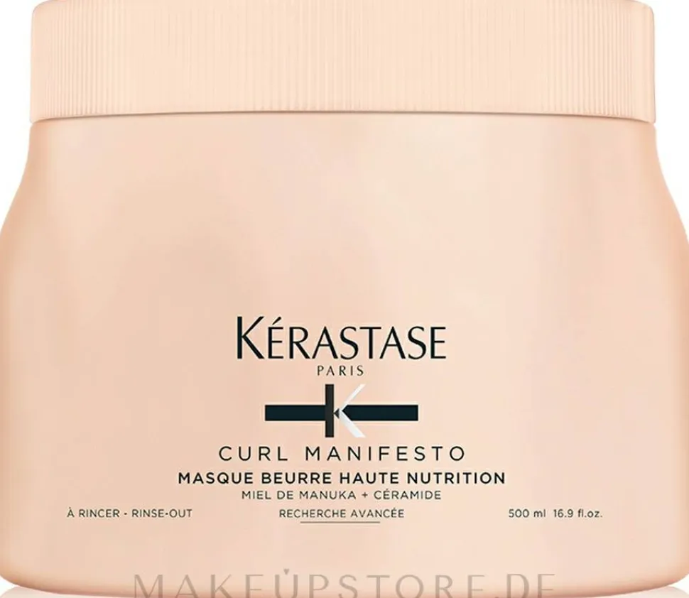 Nährende Haarmaske mit Manuka-Honig und Ceramiden für lockiges Haar