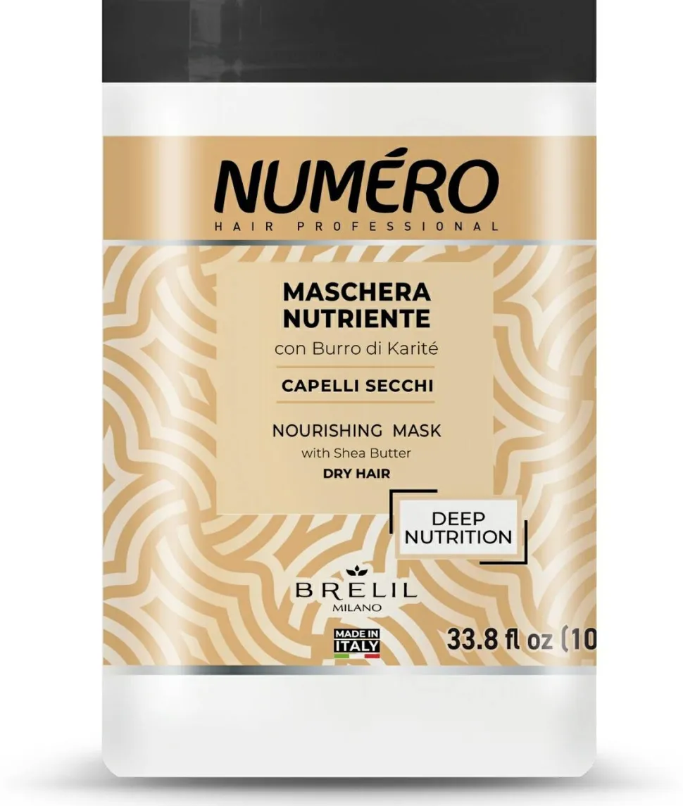 Nährende Haarmaske mit Sheabutter für trockenes Haar