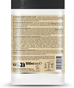 Nährende Haarmaske mit Sheabutter für trockenes Haar