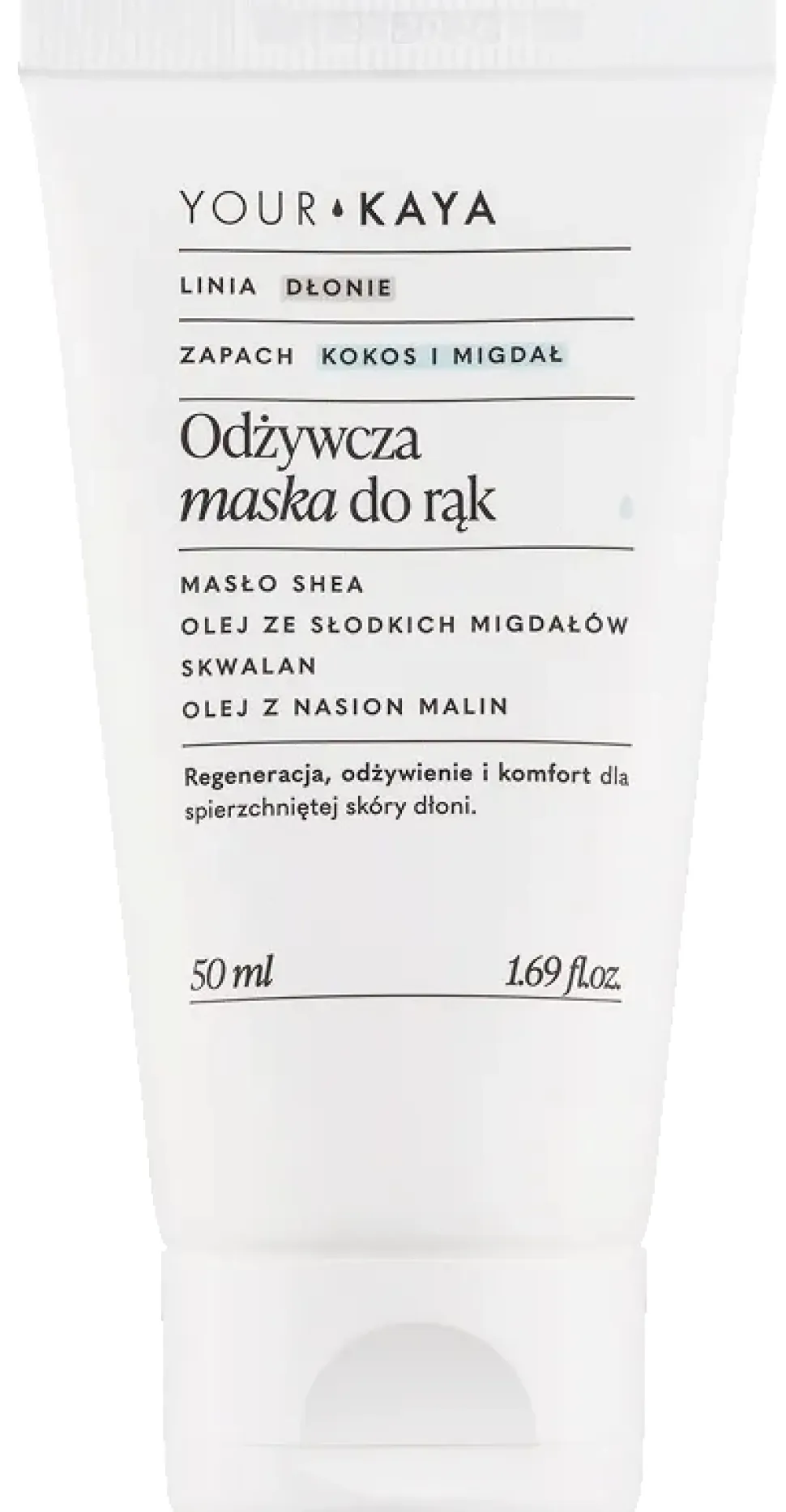 Nährende Handmaske mit Kokosnuss- und Mandelduft