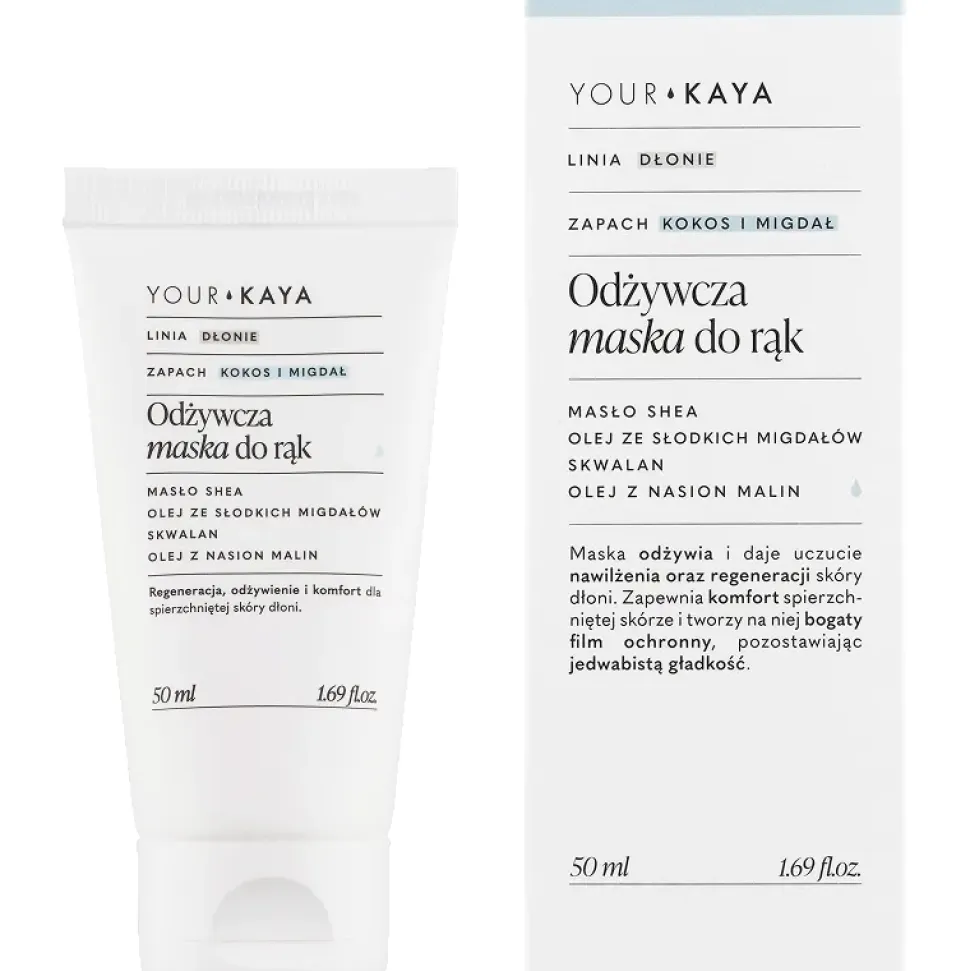 Nährende Handmaske mit Kokosnuss- und Mandelduft